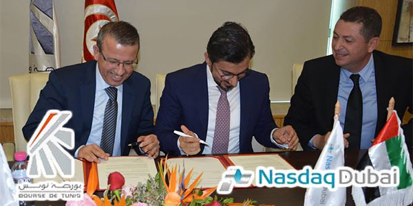 En photos : Signature d’un protocole d’accord entre la Bourse de Tunis et Nasdaq Dubaï