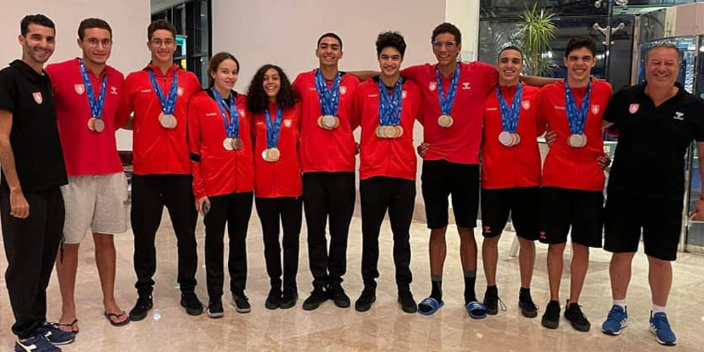 Tous les nageurs tunisiens ont été médaillés aux championnats Arabes d'Abu Dhabi