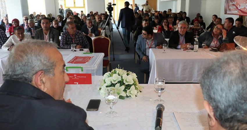 انطلاق عملية انتخاب رئيس اللجنة المركزية لنداء تونس بمدينة الحمامات
