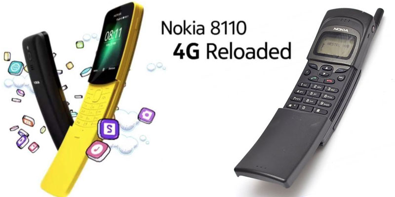 Le légendaire Nokia 8110 de retour en version 4G