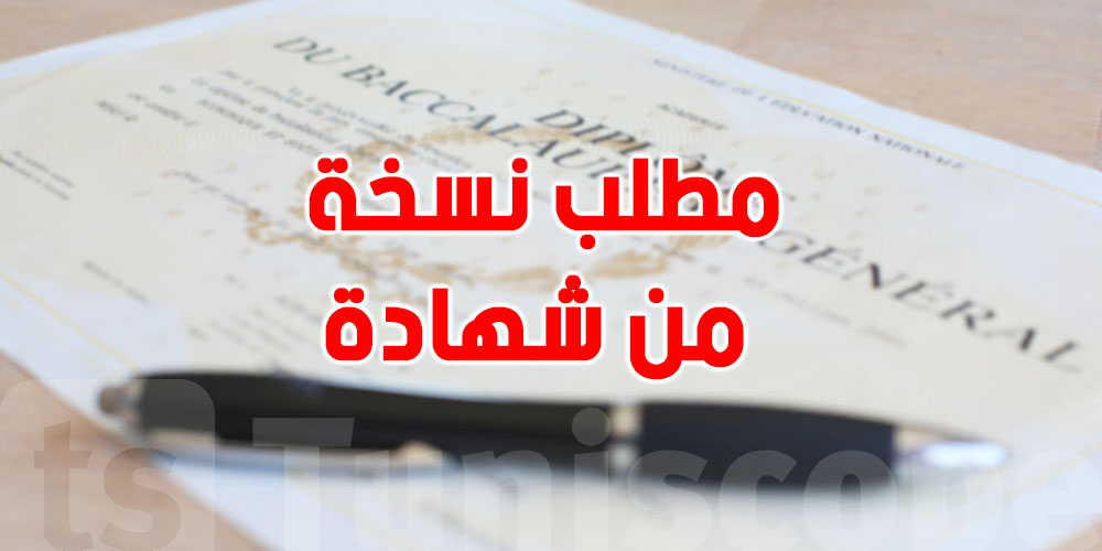 مطلب نظير من شهادة أو من بيان أعداد