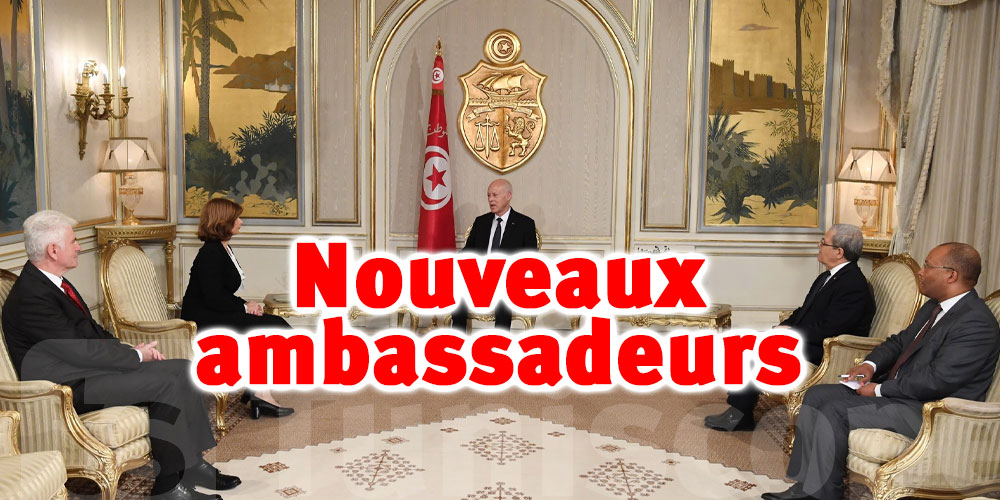 Remise des lettres de créances aux nouveaux ambassadeurs