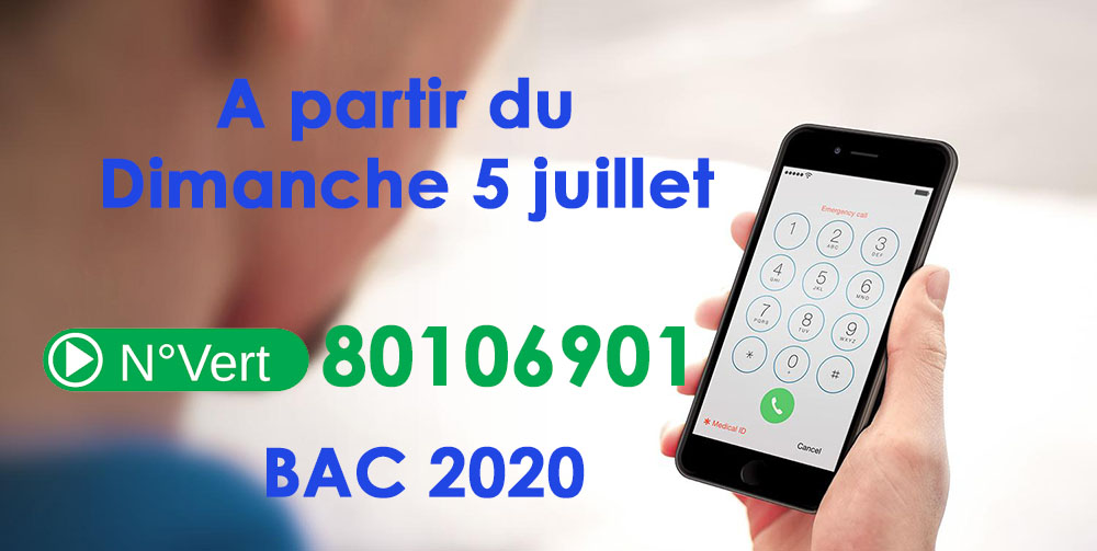 Un numéro vert pour aider les candidats au bac