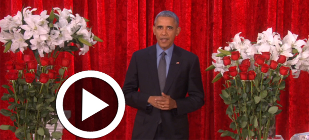 Vidéo-Saint-Valentin : Message d’amour de Barack Obama à Michelle 