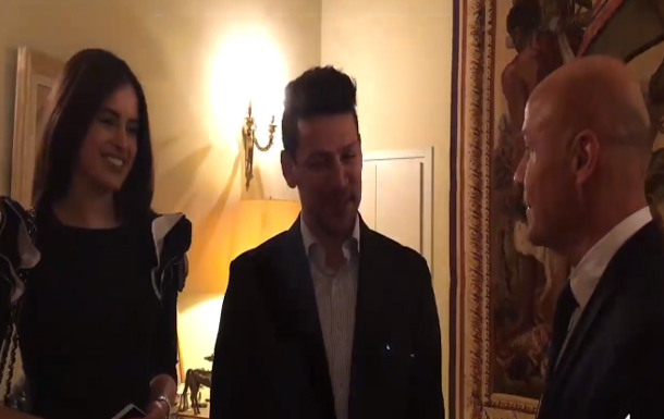 Youssef Msakni chez l’Ambassadeur Olivier Poivre d'Arvor