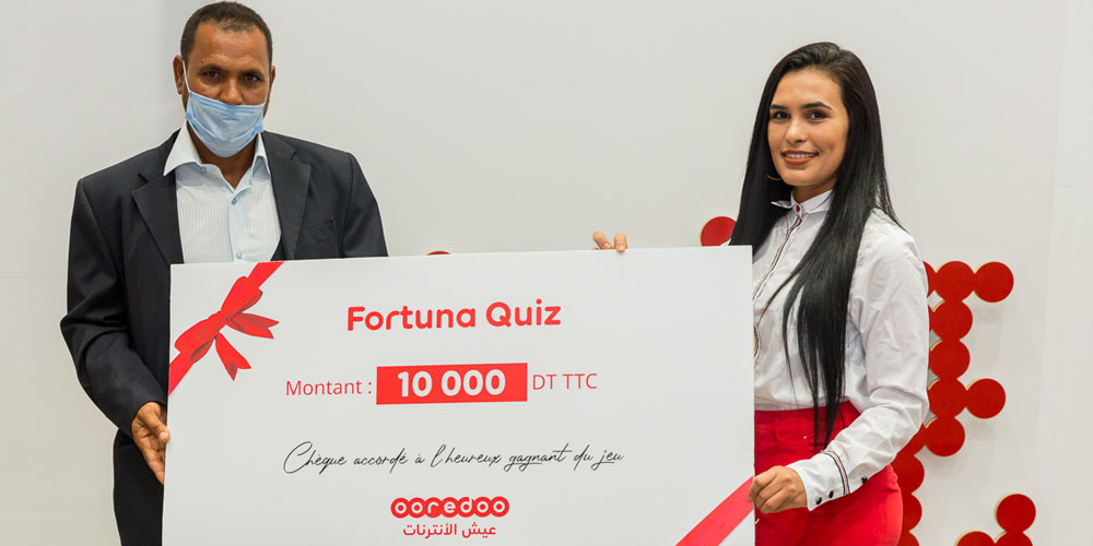 Ooredoo récompense le deuxième groupe des gagnants du jeu Fortuna Quiz