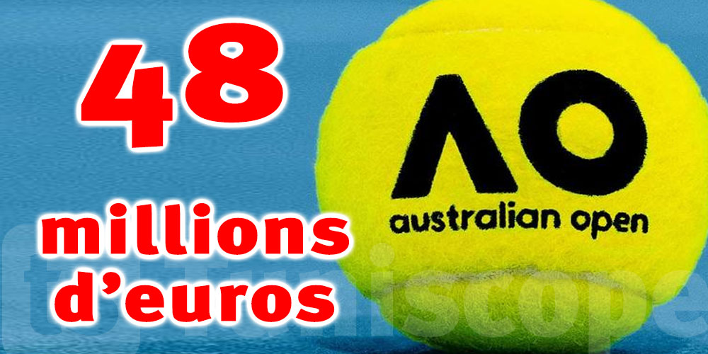 Open d’Australie : Une dotation de plus de 48 millions d’euros