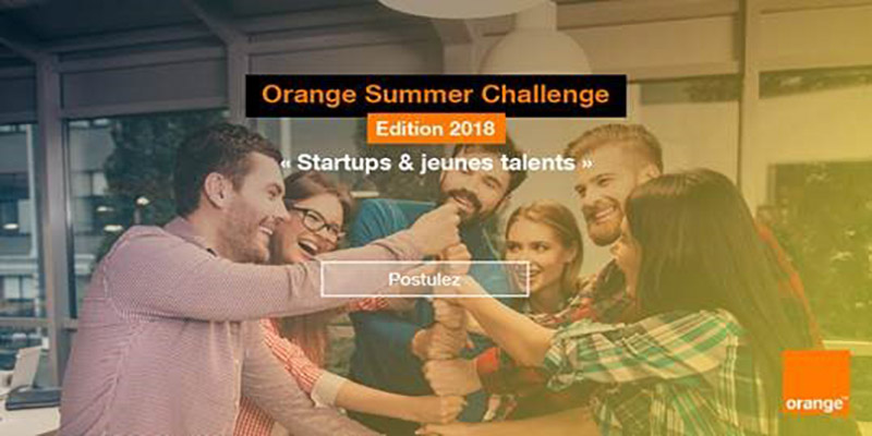 Startups, développez gratuitement vos solutions technologiques innovantes en postulant à l’Orange Summer Challenge 2018