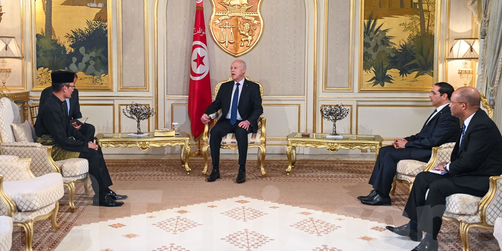 Kais Saied reçoit les lettres de créance de nouveaux ambassadeurs non-résidents