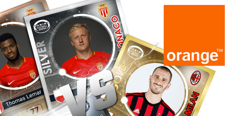 Les cartes digitales de PANINI Football disponibles chez Orange