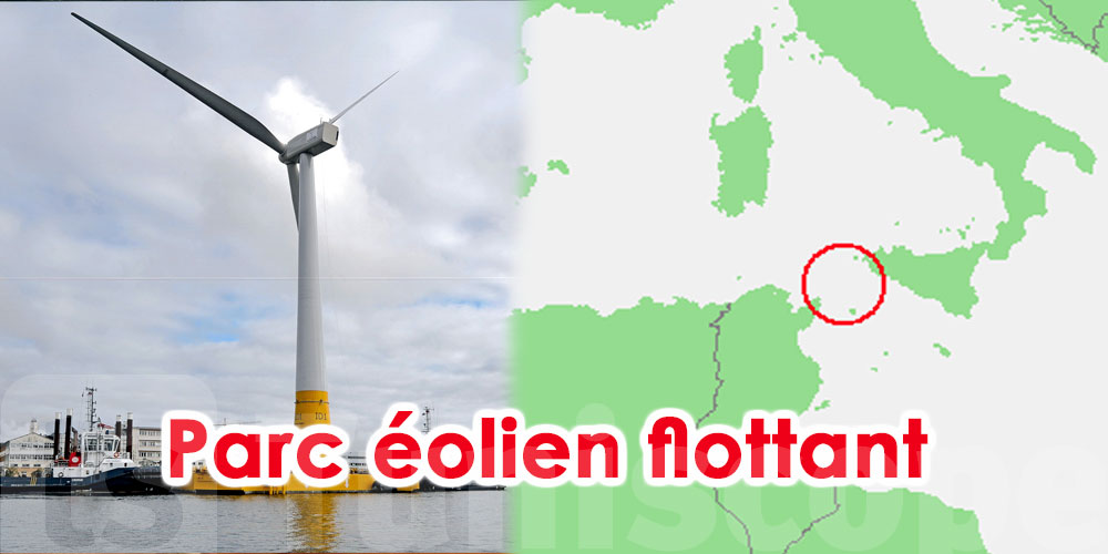 Un parc éolien flottant entre la Sicile et la Tunisie