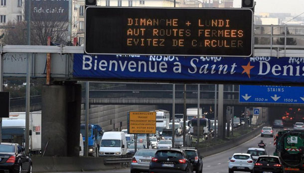 La préfecture de Paris déconseille l’usage de la voiture et des transports en commun, à l’occasion de la COP21