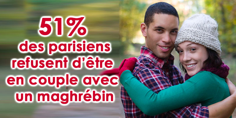 51% des parisiens refuseraient de se mettre en couple avec un originaire d'un pays du Maghreb