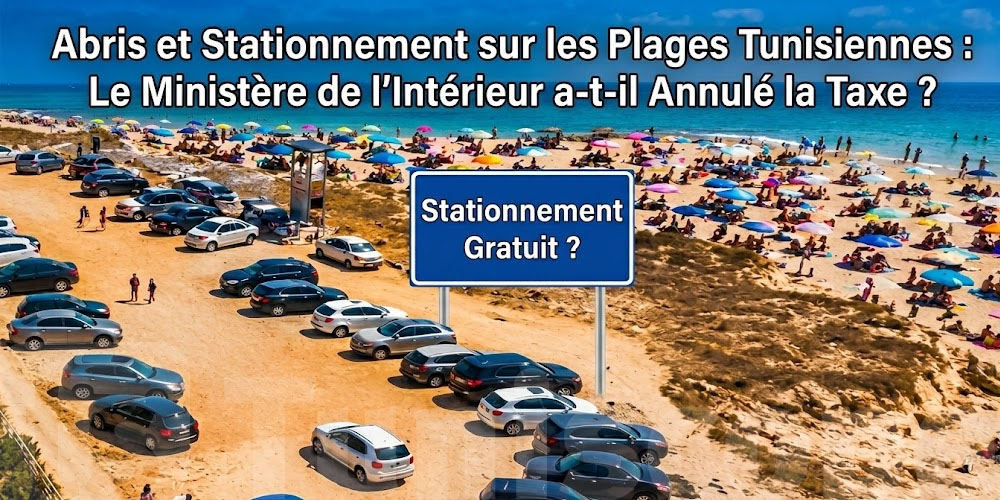 Controverse sur les parkings des plages : quelle est la réalité de la gratuité en Tunisie ?