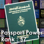 Le passeport tunisien classé 57ème place en terme de visas