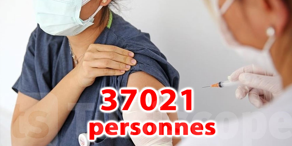 37021 personnes vaccinées en 24 h