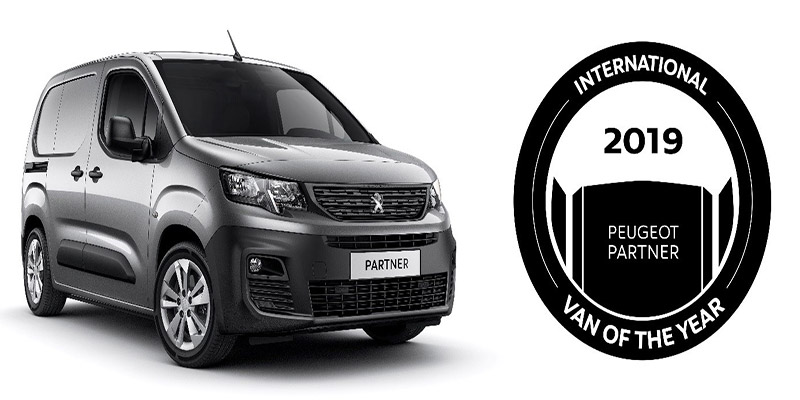 Nouveau PEUGEOT PARTNER :  International Van Of The Year 2019 