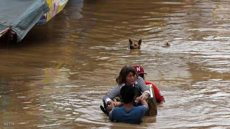 الأمطار تتسبب بمصرع 90 شخصا في الفلبين