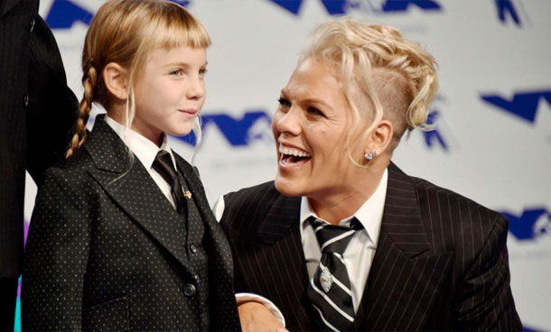 En vidéo : Le discours émouvant de Pink pour sa fille lors des MTV Video Music Awards