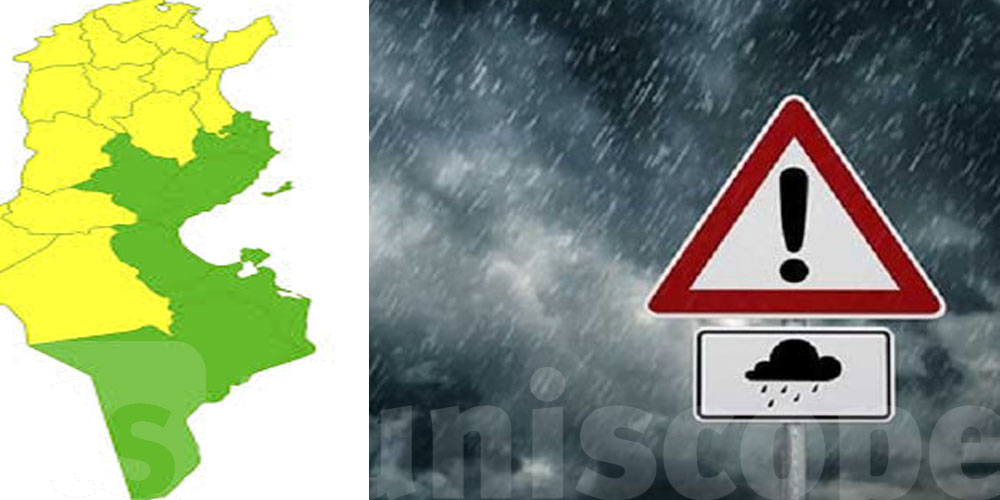 تونس اليوم في اللون الأصفر على خريطة اليقظة: شمعناها وشنية الحكاية؟