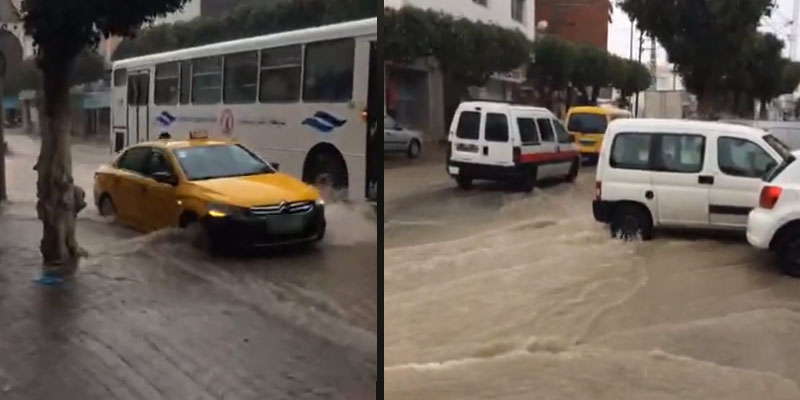 En vidéo : Des inondations à Sousse suite aux pluies diluviennes