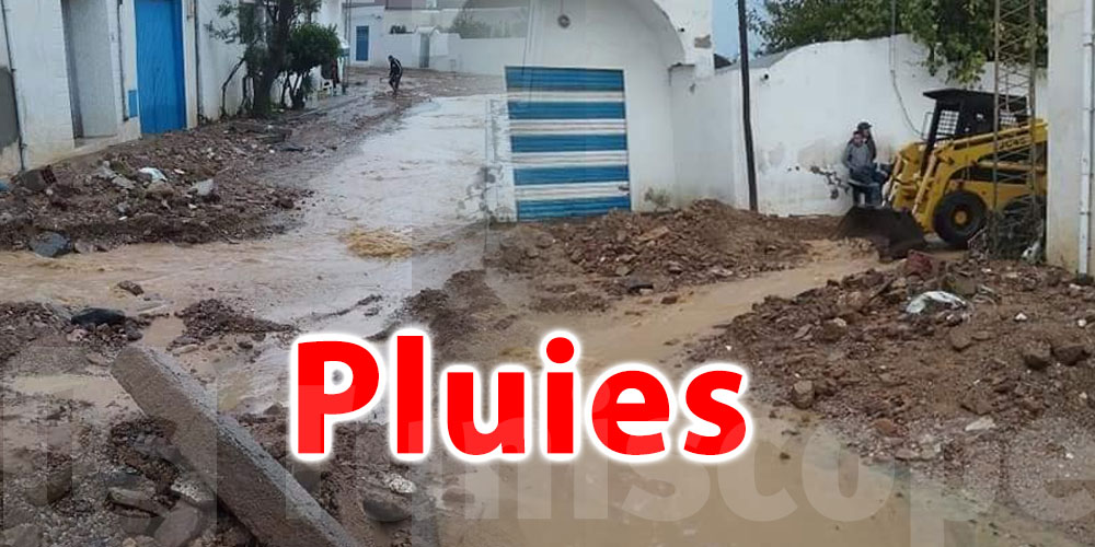 Maisons inondées et voitures bloquées à El Haouaria