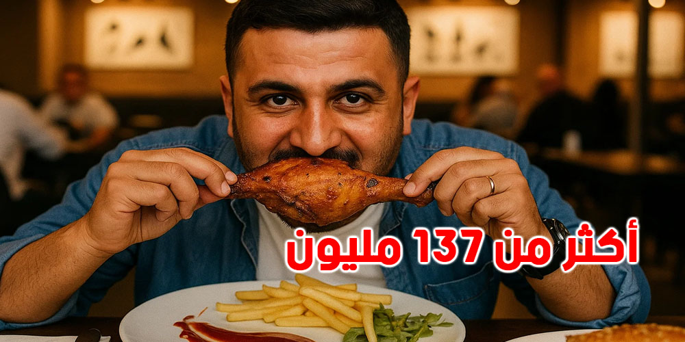 أكثر من 137 مليون دجاجة تُستهلك يوميًا حول العالم