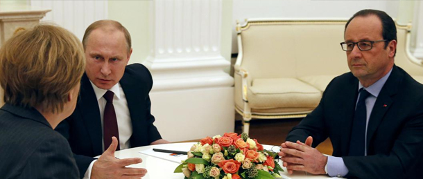 Poutine parle avec Merkel et Hollande de lutte anti-terroriste