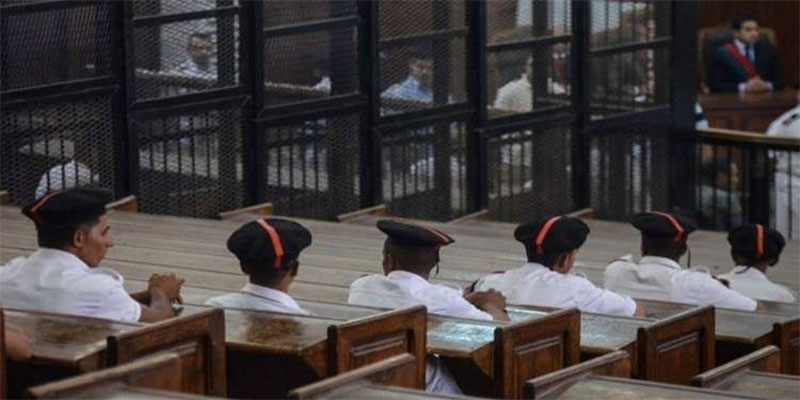 مصر, سجن 5 مدانين بأعمال شغب بعد فض اعتصامي رابعة والنهضة