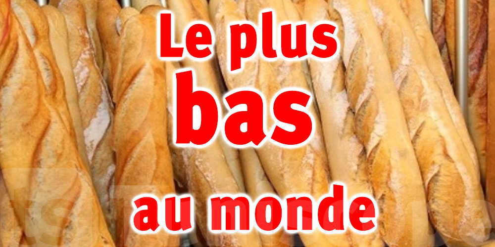 Prix du pain en Tunisie : le plus bas au monde