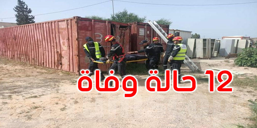 خلال 24 ساعة: تسجيل 12 حالة وفاة