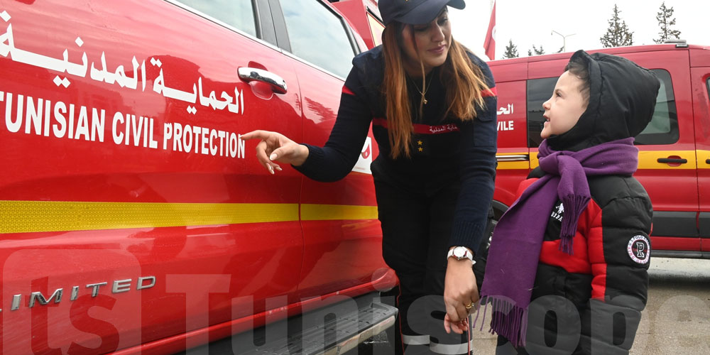 بمناسبة اليوم العالمي : الحماية المدنية تحتفي بالمرأة التونسية
