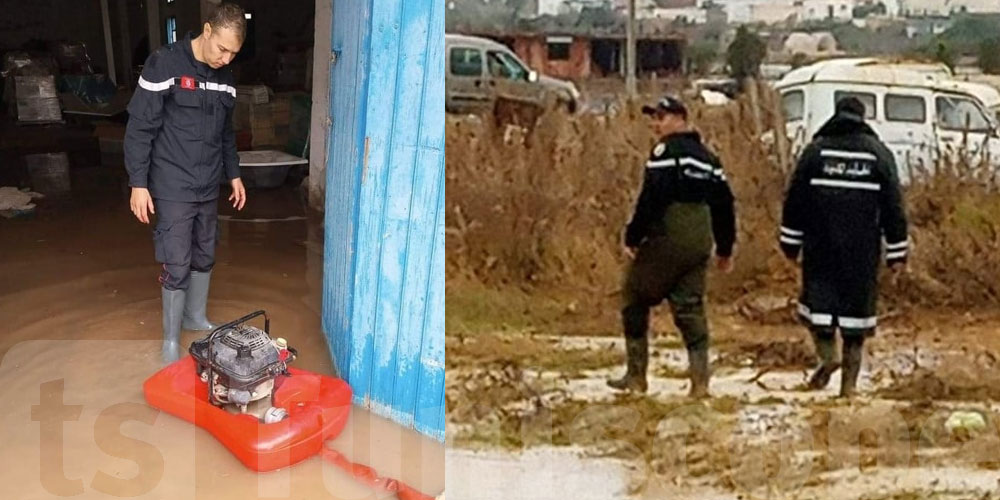 بن عروس: إنقاذ عدد من التلاميذ حاصرتهم مياه الأمطار داخل حافلتين 