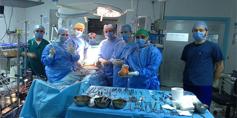 Une 7ème transplantation cardiaque réussie à l'hôpital La Rabta