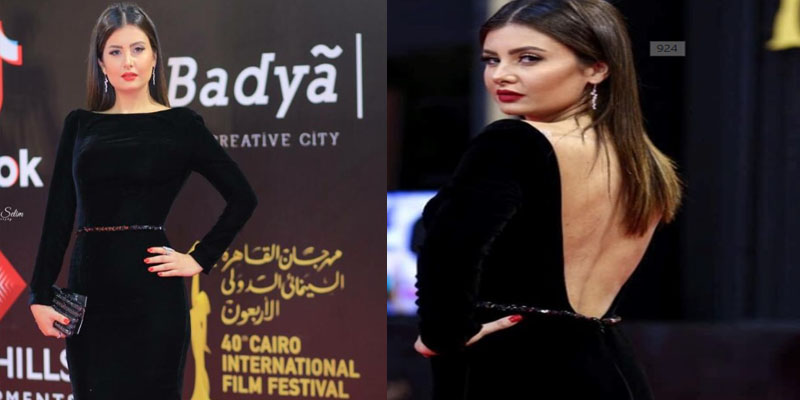  الممثلة رشا بن معاوية صاحبة الإطلالة الأجمل في مهرجان القاهرة السينمائي