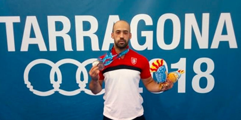 L’haltérophile Ramzi Bahloul décroche une médaille d'argent et une de bronze aux jeux méditerranéens de Tarragone