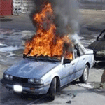 توقف الدروس بالمدرسة الإعدادية برواد بعد محاولة حرق سيارة المدير