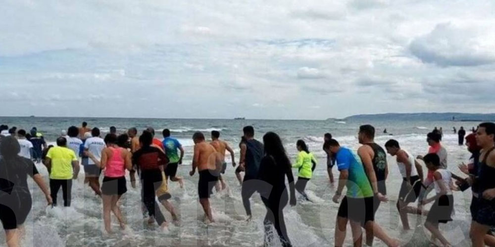 ''غطسة'' رأس السنة في رواد : مشاركة 1500 سباح