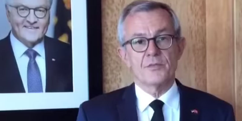 En vidéo : L’ambassadeur d'Allemagne en Tunisie présente ses condoléances