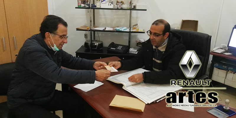 ARTES Renault fait don de 1 Million de Dinars au profit du Fonds 18 18