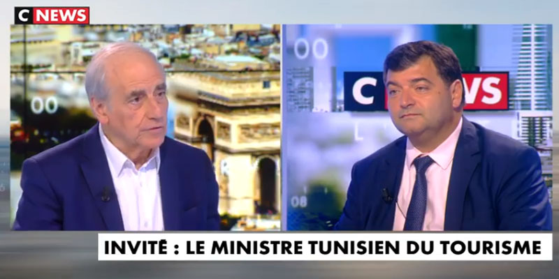 بالفيديو: وزير السياحة يتحدث لقناة فرنسية عن صحة رئيس الدولة 