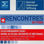 Les 100 premiers jours du gouvernement Essid débattus lors des 'Rencontres de Tunis'