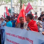 Les Tunisiens manifestent à Paris
