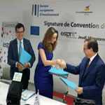 Signature de la convention de partenariat BEI, AMEN BANK et RET