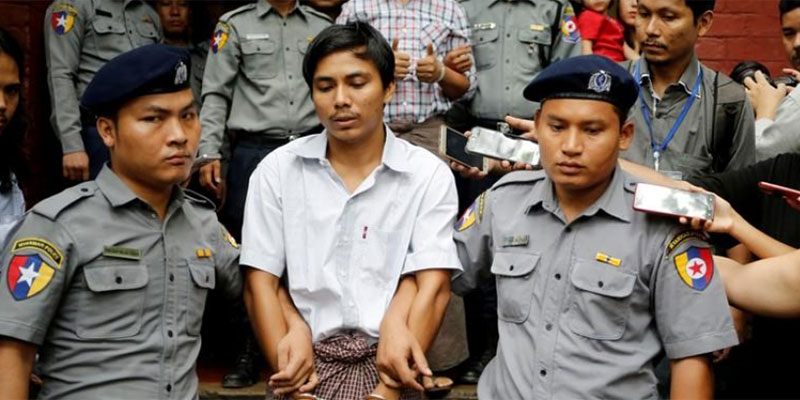صحفيان من رويترز مسجونان في ميانمار يفوزان بجائزة مرموقة من اليونسكو
