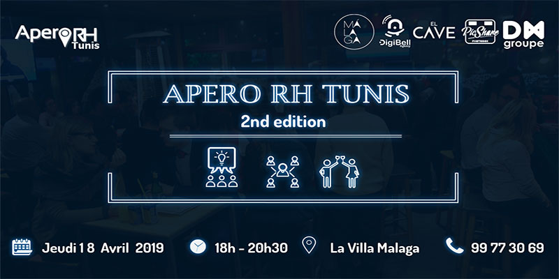 La deuxième Édition Apero Rh Tunis : 18 Avril 2019