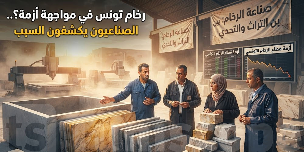 الـ''رخام'' التونسي في خطر؟.. الصناعيين يحذّرو من ضربة تهزّ القطاع