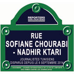 RSF rebaptise des rues de paris en hommage aux journalistes victimes de crimes