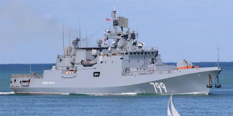 روسيا ترسل فرقاطة جديدة مزودة بصواريخ كاليبر إلى البحر المتوسط