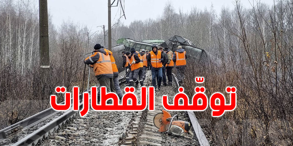 إنهيار أرضي يتسبّب في توقّف القطارات بروسيا